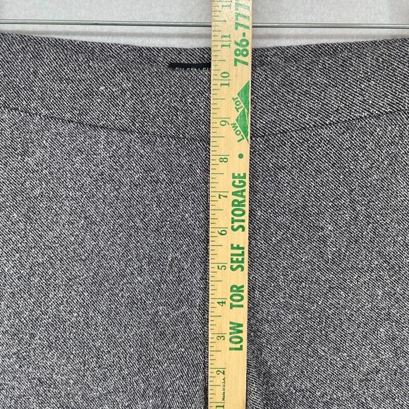 EILEEN FISHER Pants S Organic Cotton Stretch Pull On Speckle Tweed Legging Gray - Picture 13 of 16